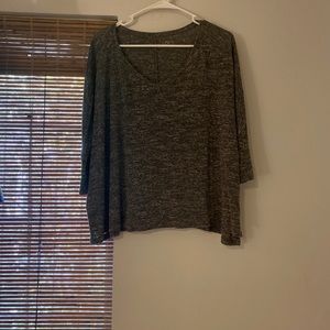 3/4 length flowy Loft Shirt: Size Small